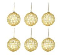 Bolas de Navidad | 6 unidades inastillables colgantes colgantes decorativos | Bola de árbol de Navidad para días festivos - para el hogar, dormitorio, centro comercial, exposición, festival, interior