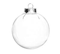 Bolas de Navidad, Adornos Bola Arbol de Natal Transparentes Personalizar 12 Psc Colgantes Decorativas Navideñas Acrílicas de árbol de Navidad Adecuadas para Decoración para Llenar Personalizadas