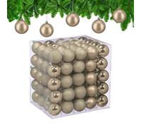 Bolas de Navidad, adornos para árbol, set de 100, 6 cm