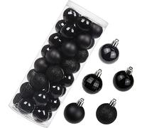 Bolas de Navidad de 4 cm, 40 unidades, para árbol de Navidad, decoración de Navidad
