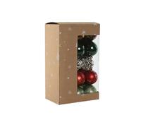 Bolas de Navidad Home ESPRIT Multicolor PVC 18 x 12 x 30 cm (30 Piezas) - Marca: Home ESPRIT - EAN: 8424002141264