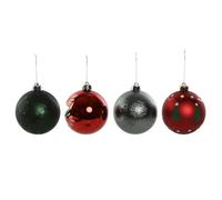 Bolas de Navidad Home ESPRIT Rojo Dorado Polietileno 32,5 x 8 x 32,5 cm (16 Piezas) - Marca: Home ESPRIT - EAN: 8424002141394