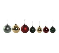 Bolas de Navidad Home ESPRIT Rojo Verde Polietileno 25 x 25 x 25 cm (41 Piezas) - Marca: Home ESPRIT - EAN: 8424002141349