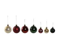 Bolas de Navidad Home ESPRIT Rojo Verde Polietileno 27 x 12 x 25 cm (50 Piezas) - Marca: Home ESPRIT - EAN: 8424002141332