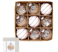 Bolas de Navidad inastillables, adornos decorativos de Navidad, bolas de árbol de Navidad, decoraciones festivas para decorar tu árbol de Navidad