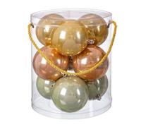 Bolas de Navidad Multicolor Plástico 8 x 8 x 8 cm (9 Unidades)