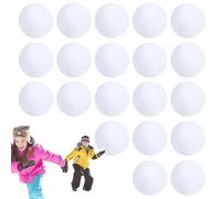 Bolas de nieve falsas, bolas realistas para lucha contra la nieve, juguete reutilizable para invierno al aire libre, pueblo, cabina de fotos, fiesta, niños y adultos