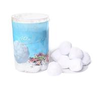 Bolas de nieve falsas para interiores - 40 bolas de juguete de nieve, bola de nieve realista de 6,5 cm/2,56 pulgadas | Divertido accesorio para luchar contra la nieve, bola de nieve de felpa blanca.