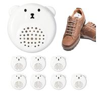 Bolas de olor reutilizables para zapatos, 8 bolas desodorizantes portátiles para zapatos, caja de oso, desodorante duradero para armario de baño, equipaje, calcetines, botas, tenis