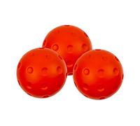 Bolas de pickleball de espuma, paquete de 3 pelotas de pickleball de poliuretano que reducen el ruido, accesorios deportivos huecos de 74 mm para ejercicios de calentamiento, hombres, mujeres, jóvenes