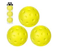 Bolas De Pickleball Interior - 7.4cm Pickleballs Sin Problemas con Agujeros De Precisión, Bolas De Entrenamiento De Práctica Duradera para El Juego De Pickleball, Uso Deportivo De La Cancha Cubierta