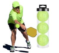 Bolas De Pickleball Interiores: 74 Mm De Diseño De Núcleo Hueco Suave Herramienta De Práctica Ligera | Respuesta De Silenciador Con Rotación Consistente Para Ejercicios De Calentamiento