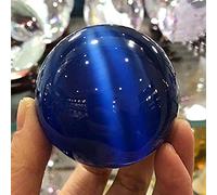 Bolas de piedra natural de ojo de gato de 40/50/60 mm, esfera curativa para reiki, decoración del hogar, oficina, 50 mm