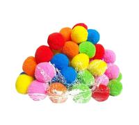 Bolas de playa - Bolas de remojo de agua reutilizable - Juegos de agua para niños Bolas de agua | Bolas de esponja de agua | Juguete interactivo para padres e hijos | Globos de remojo compacto para ni