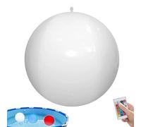 Bolas de playa inflables Rainbow Beach - Light Up Beachs Balls | Remote Control Beach Glow Decoration With 4 Modes | Light Up Inflatable Pool Toys For Party Gathering Birthday Summer Lake Outdoor