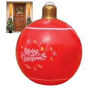 Bolas de playa inflatables para fiestas, fiestas y globos festivos | Santa Claus Themed Pool Toys, Colorful Inflatable Spheres, Party Games, Fun Seasonal Decorations For Beach Trips, Outdoor Events