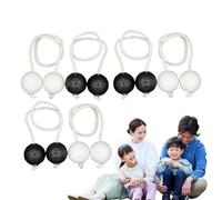 Bolas de repuesto para pelota de escalera, 6 unidades, accesorios deportivos para escalera de golf, actividad familiar al aire libre, jardín, festival y camping, ligeras, duraderas, resistentes a la