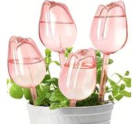 Bolas de riego, 4 unidades, bolas de riego, plantas en maceta, autoriego, bolas de riego de PVC, dispensador de agua, 24 x 6,5 cm