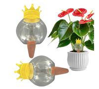Bolas De Riego Para Macetas | Globos De Agua Automáticos Para Plantas De Exterior,2 Esferas Con Pico Goteador, Accesorios De Jardinería Para Macetas De Suculentas En Hogar Y Jardín