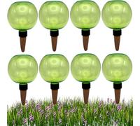 Bolas de riego para plantas de interior, riego de plantas de interior, dispensador de agua, bolas de riego automático de habitaciones, balcones y plantas de jardín, 500 ml (verde, 8 unidades)