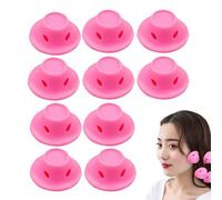 Bolas de rizado sin calor para cabello largo - mechas nocturnas para pelo largo - Juego de 10 accesorios de peluquería en frío para noche, hebillas nómadas para mujeres y niñas