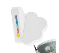 Bolas de sal de baño, limpiador corporal de burbujas en forma de nube, bolas de baño para relajación, , spa con purificación , viajes en casa, envoltura de baño para aliviar el
