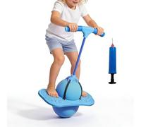 Bolas de saltar para niños | Balón hinchable con asa para equilibrio y juego - Pelota de goma inflable para niños para interior y exterior | para ejercicio, yoga, guardería, hogar, jardín, adultos