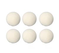 Bolas de secado de lana Alta densidad Eco Eco, reduce el tiempo de secado, el tiempo estático para material de lana de lavandería 6 PCS (4 cm)