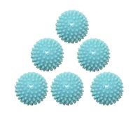 Bolas de secado reutilizables para lavar la colada, bolas de secado antiestáticas, suavizante de tela para lavar la ropa, 6 unidades (verde claro)