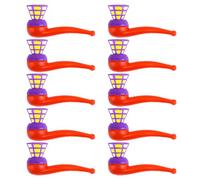 Bolas de tubería de soplado: balance flotante de 10 paquetes para soplar juguetes para del estrés | Juego clásico de la infancia, juguete de viaje portátil para niños, ejercicio de enfoque y co