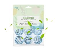 Bolas de zapatos Siminador de olores - 6 bolas desodorantes para zapatos ecológicas | Zapatos frescos. Son adecuados para zapatos, armarios, gimnasios, armarios, armarios y uso de viaje
