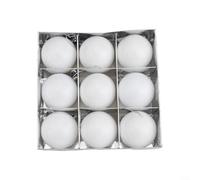 Bolas decorativas para árbol de perlas 2023, adorno de boda, material de PVC, adecuado para exhibición de vacaciones (blanco)