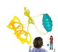 Bolas deslizantes - Jumbo Speed Ball Zipballs, juego de tracción, doble al aire libre, juego de juguetes deportivos | Lanzadera cooperativa tirando de pelota para dos jugadores Actividad familiar