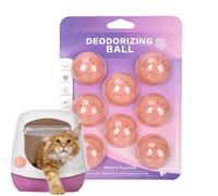 Bolas Desodorizantes para Mascotas,Ambientador Natural Con Adhesivo De 8 Piezas - Bolas Desodorizantes con a Frutas para Perro,Para Jaula, de, Zapatos, Armario, Tapete, Alfombras, Muebles