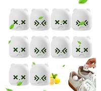 Bolas desodorizantes para zapatos, bolas antiolores de zapatos, 10 piezas bolas de comedores de eliminador de olores, salida de eliminación de olores de purificación profunda para gabinete,