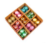 Bolas galvanizadas para árbol de Navidad con diseño único para decoraciones festivas que añaden brillo y encanto a árboles de vacaciones, coronas y exhibiciones de mesa