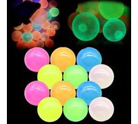 Bolas Glorbs, bolas de techo, rebotan de nuevo a ti, bolas adhesivas que brillan en la oscuridad que se adhieren al techo, bolas de estrés para niños y adultos, cosas para adolescentes, bolas de