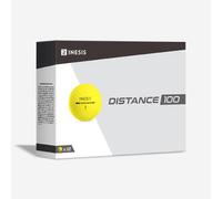 BOLAS GOLF x12 - INESIS DISTANCE 100 AMARILLO Talla única