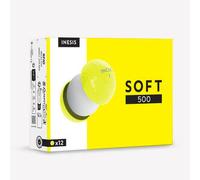BOLAS GOLF x12 - INESIS SOFT 500 AMARILLO Talla única