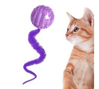 Bolas hinchables para | Juguetes de Gato Divertidos con Cola: de Interior Seguros Bolas de Juguete para gats de Interiores Gatito estimula el Ejercicio y Hace Que su Amigo de felinos Sea m