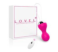Bolas Kegel a distancia con vibración para fortalecer y apretar el suelo pélvico - Pesos de silicona para ejercicios de Kegel para principiantes - Bolas de Ben Wa para mujeres