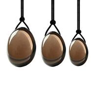 Bolas Naturales Yoni Jade Eggs Esfera de cristal Mujeres Pelvis Floor Muscle Bolas de Kegel Ejercicio Bola Reparación Masajeador-Huevos de cuarzo ahumado