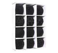 Bolas navideñas de Terciopelo | Decoraciones para árbol de Navidad Bolas de Terciopelo 12 Piezas | Colores Decoraciones Colgantes Resistentes para Fiestas Familiares, Amigos