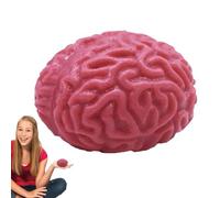 Bolas para apretar el Cerebro | Bolas antiestrés de Rebote Lento | Órgano Falso Realista, Juguete para apretar de Halloween, Sangriento y Aterrador, Bola de estrés de Halloween con Cerebro de Goma