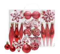 Bolas Para Árbol De Navidad - 40 Uds Decoración De Bola Estacional - Decoración De Espíritu De Navidad,Para Mesa Comedor Granja Sala Interior Exterior Encuentro Repisa Chimenea Pórtico Guirnalda