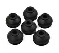 bolas para dirección de coche 6 piezas de cubierta antipolvo para rótula de dirección de suspensión de coche de goma negra universal