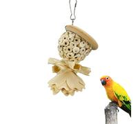 Bolas para masticar pájaros: juguetes de loros de madera natural, juguetes de lágrimas, jaula de pájaros, accesorios para loros, cacatúa, persistencia, pájaros del amor, periquitos, juguetes