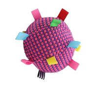 Bolas para perros de talla pequeña - 16 x 16 cm Dentición para cachorros que juegan a peluches, bola de lanzamiento para adiestramiento de recuperación suave y rebozante, accesorio para juegos de