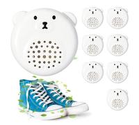 Bolas perfumadas para zapatos, bolas desodorantes para zapatos - Caja con forma de oso 8 bolas perfumadas para zapatero, desodorante de baño de larga duración para armario, zapatillas de deporte,