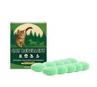 Bolas Repelentes para Gatos: Fórmula Repelente Segura y de Origen Vegetal para Uso en Interiores y Exteriores (Paquete de 10)